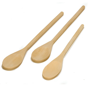 IMUSA Wood Spoon (Set of 3) - Brown