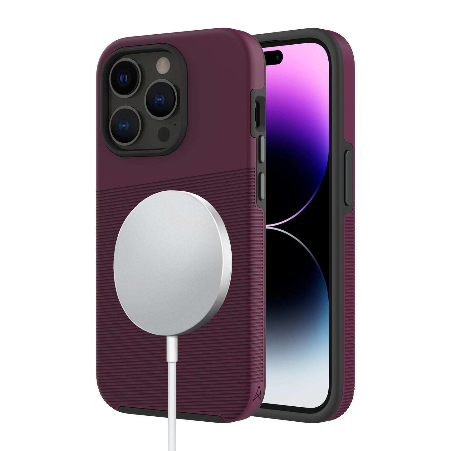 Axessorize PROTech Plus Dual-Layered Anti-Shock Case with MagSafe for Apple iPhone 14 Pro - Sangria