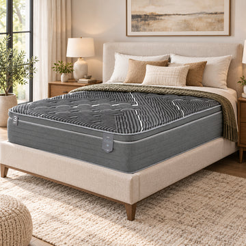 Italia #3 12" Plush Mattress by Comfort Bedding - Gray