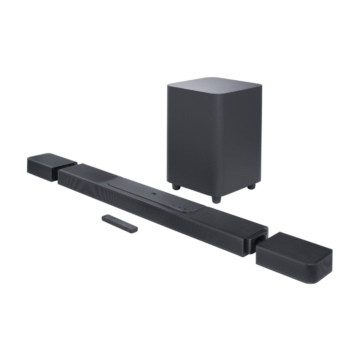 Barra de sonido JBL Bar 1300X de 11,1,4 canales con altavoces envolventes desmontables, color negro