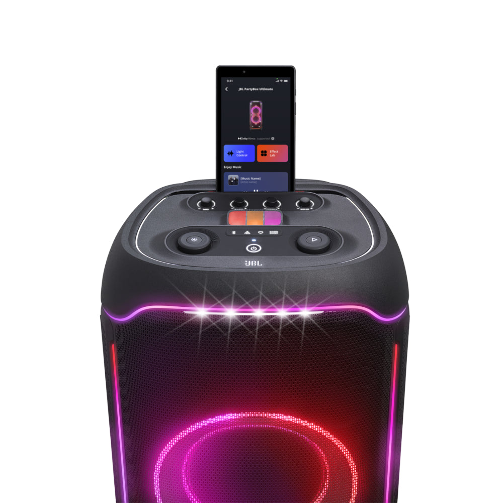 Altavoz inalámbrico para fiestas JBL PartyBox Ultimate de 1100 W, color negro