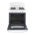 GE JGBS30DEKWW 4.8 cu.ft. 30" Freestanding Gas Range with 4 Sealed Burners - White - Curacao