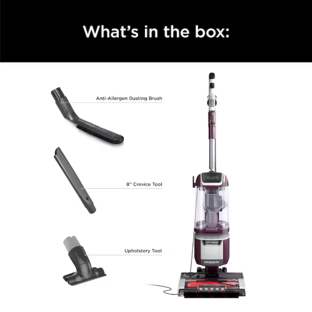 Shark LA702 Rotator Pet Lift-Away ADV Upright Vacuum with DuoClean PowerFins HairPro and Odor Neutralizer Technology - Wine Purple