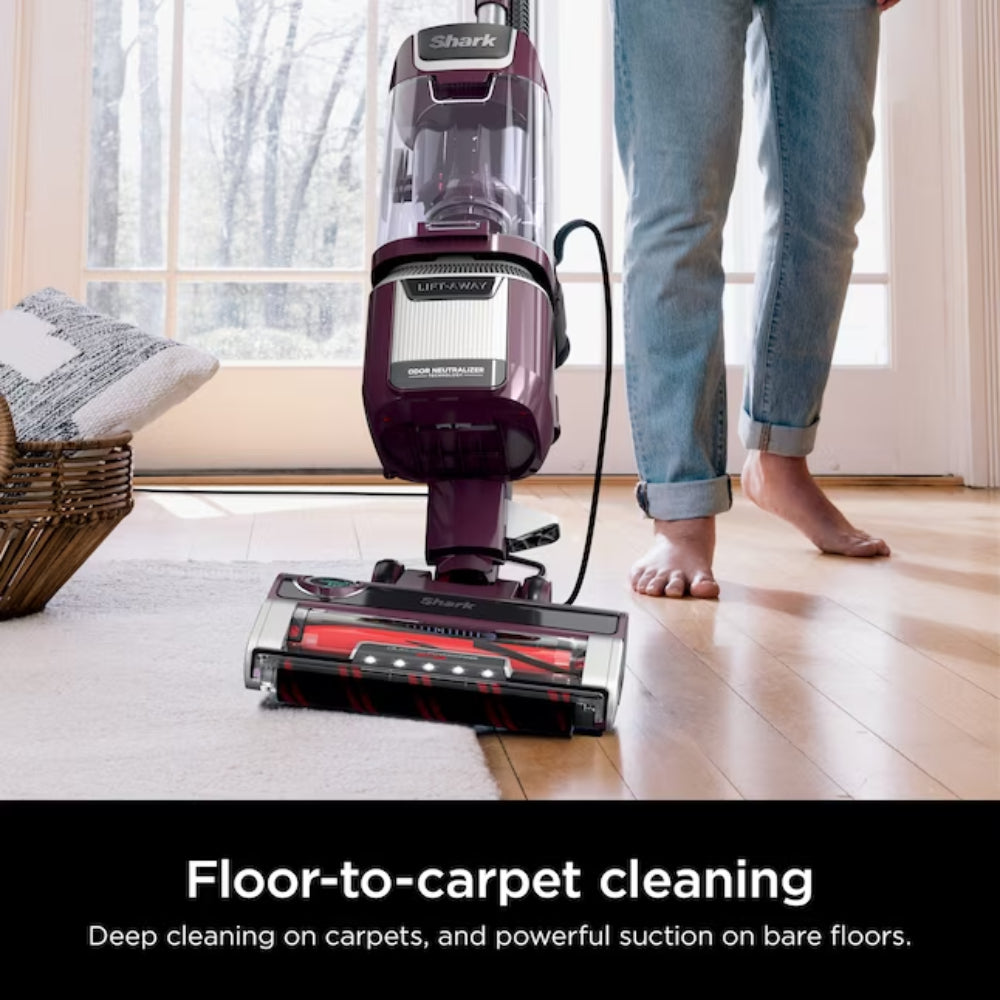 Shark LA702 Rotator Pet Lift-Away ADV Upright Vacuum with DuoClean PowerFins HairPro and Odor Neutralizer Technology - Wine Purple