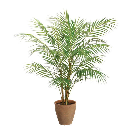 Palmera areca tropical Allstate Floral de 42" en maceta, color verde