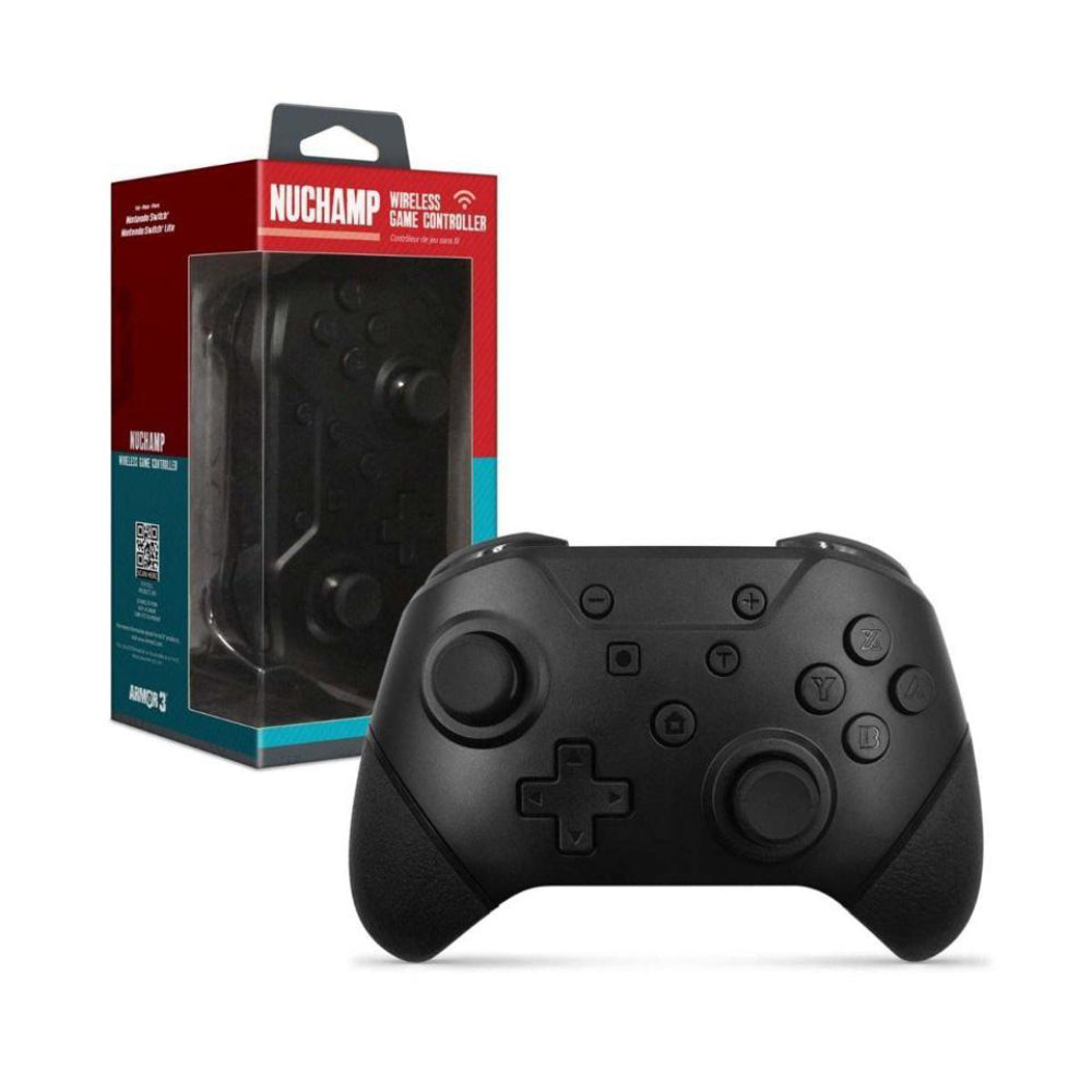 Mando inalámbrico Armor3 para Nintendo Switch/Lite, color negro