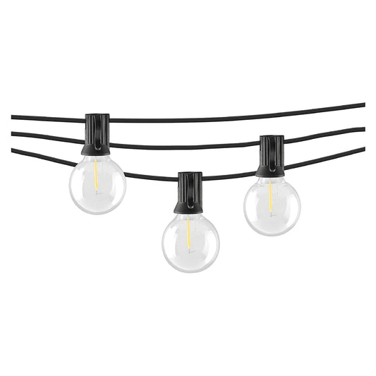 Guirnalda de luces LED para interior y exterior de 50 pies de Mr. Beams, color negro