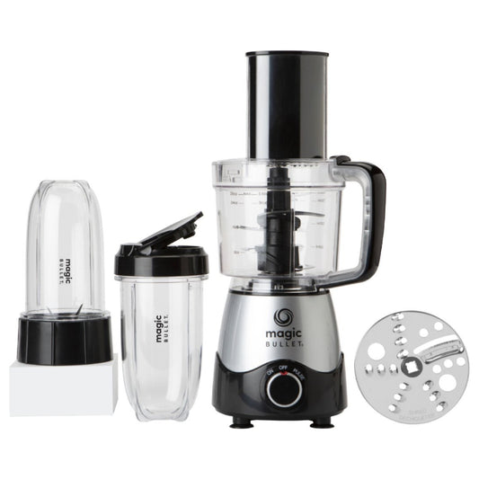 Licuadora personal y miniprocesador de alimentos Magic Bullet MB50200 Kitchen Express - Plateado