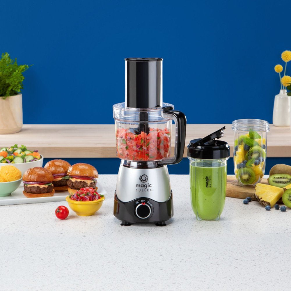 Magic Bullet MB50200 Kitchen Express Personal Blender and Mini Food Processor - Silver