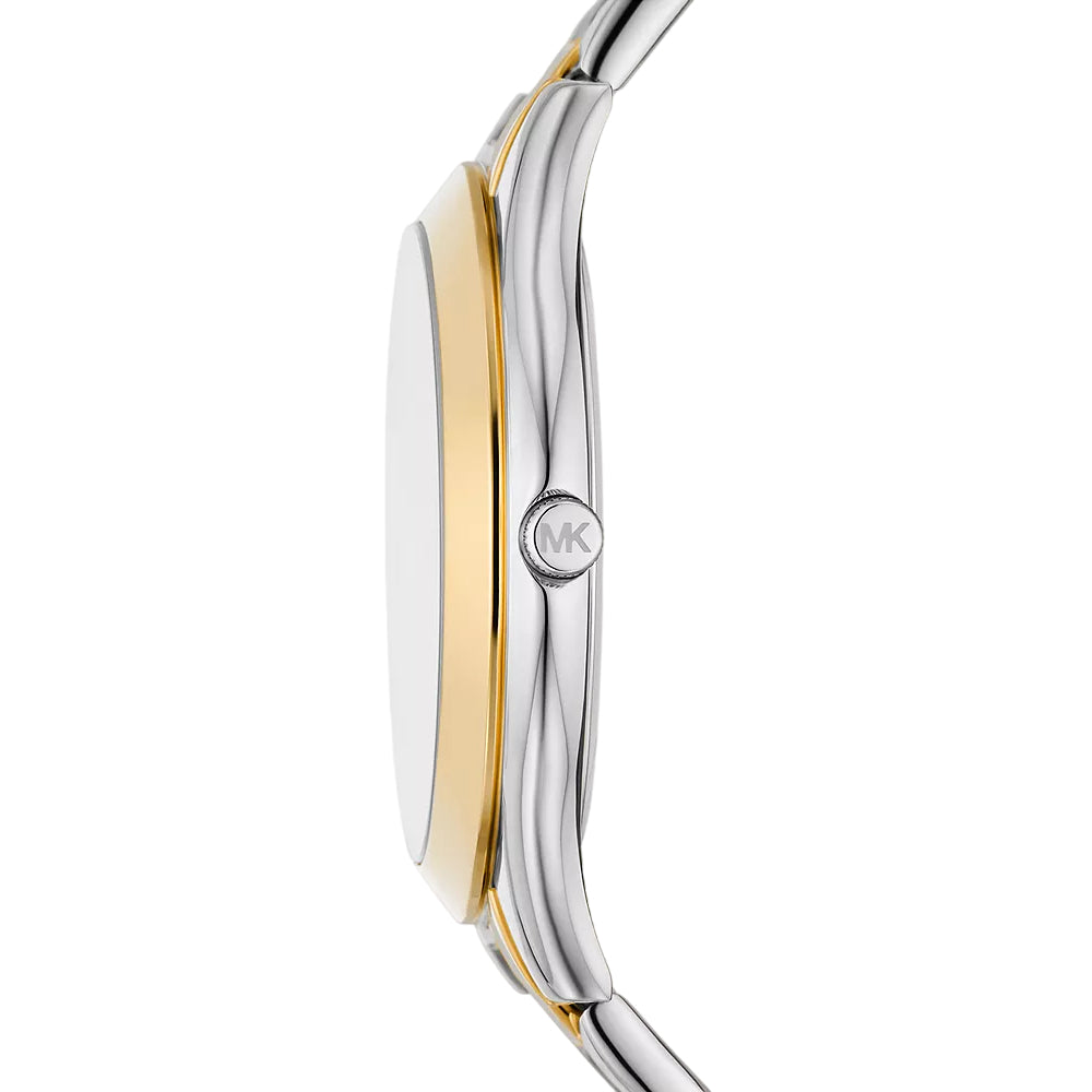 Reloj Michael Kors Slim Runway para mujer, pulsera de dos tonos con tres manecillas y 42 mm