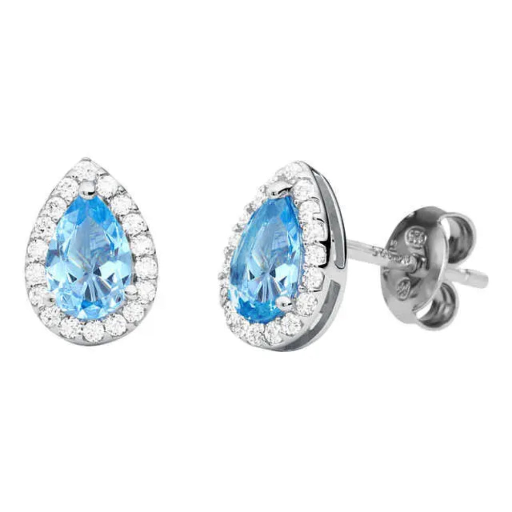 Michael Kors Women's Pear-Shaped Stud Earrings in Sterling Silver