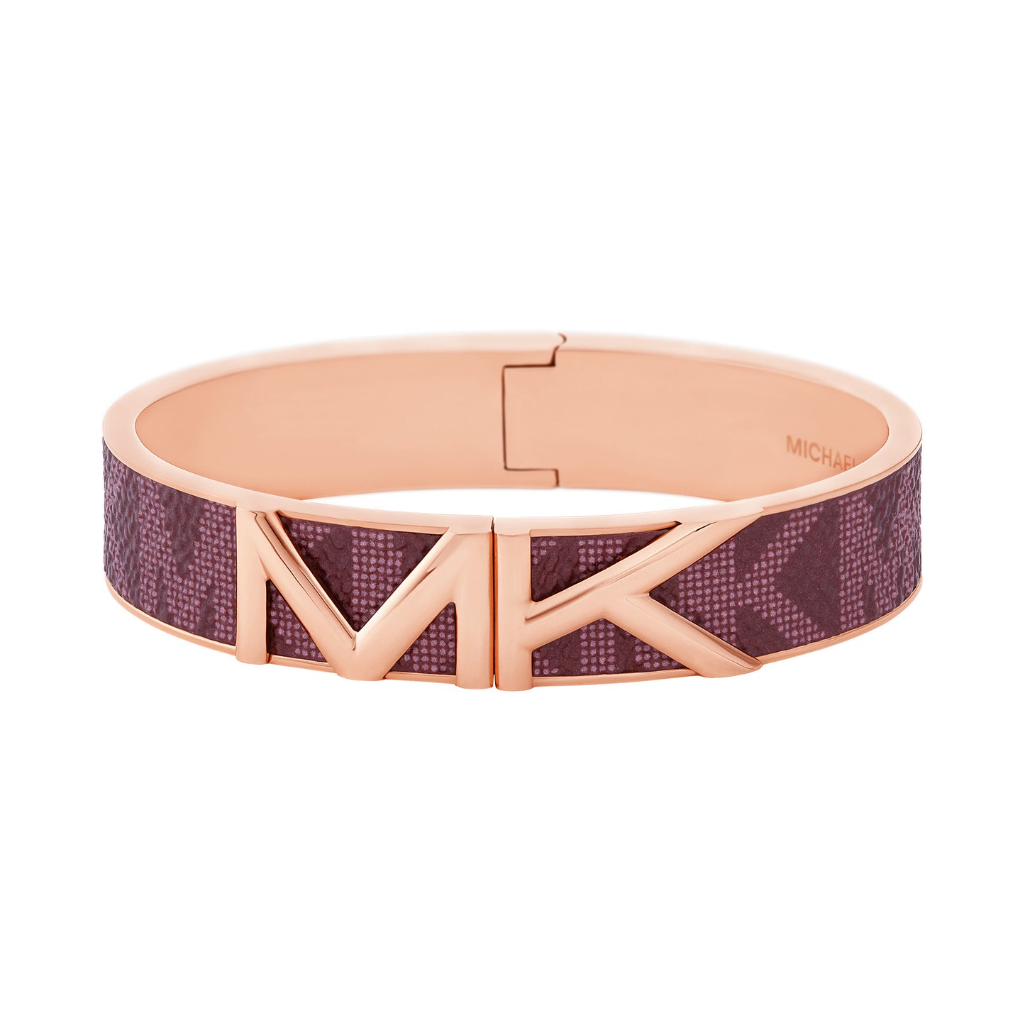 Pulsera tipo brazalete mate en tono dorado para mujer de Michael Kors en tono oro rosa 