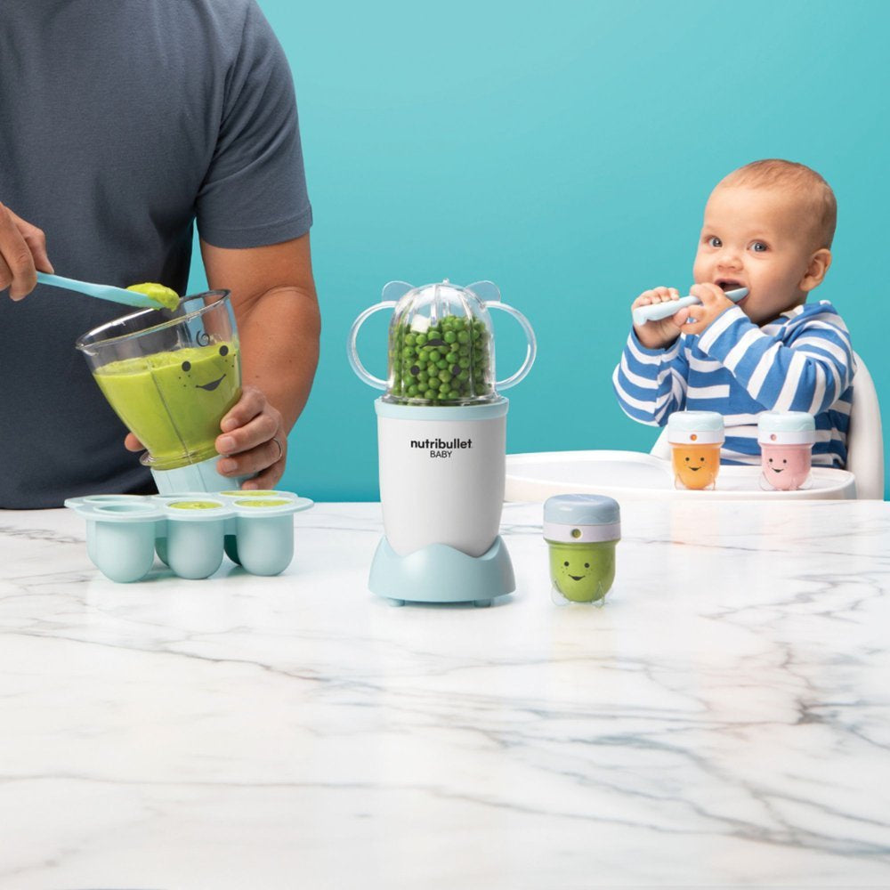 Nutribullet NBY50100 200 Watt Baby Blender set - Blue