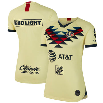 Nike Club America Women's Home Replica Jersey Yellow Navy S/M size