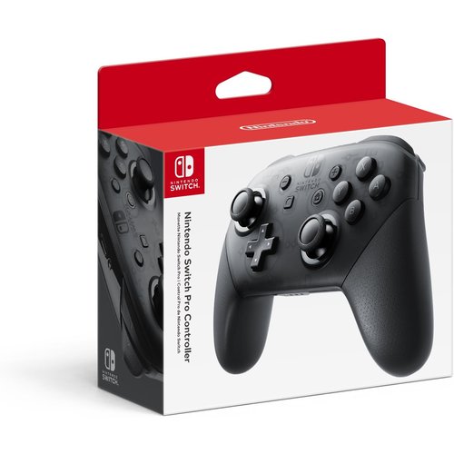 Mando inalámbrico Nintendo Pro para Nintendo Switch, color negro