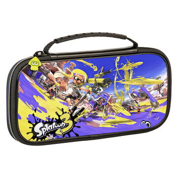 Estuche de viaje de lujo Splatoon 3 de RDS Industries para Nintendo Switch, multicolor