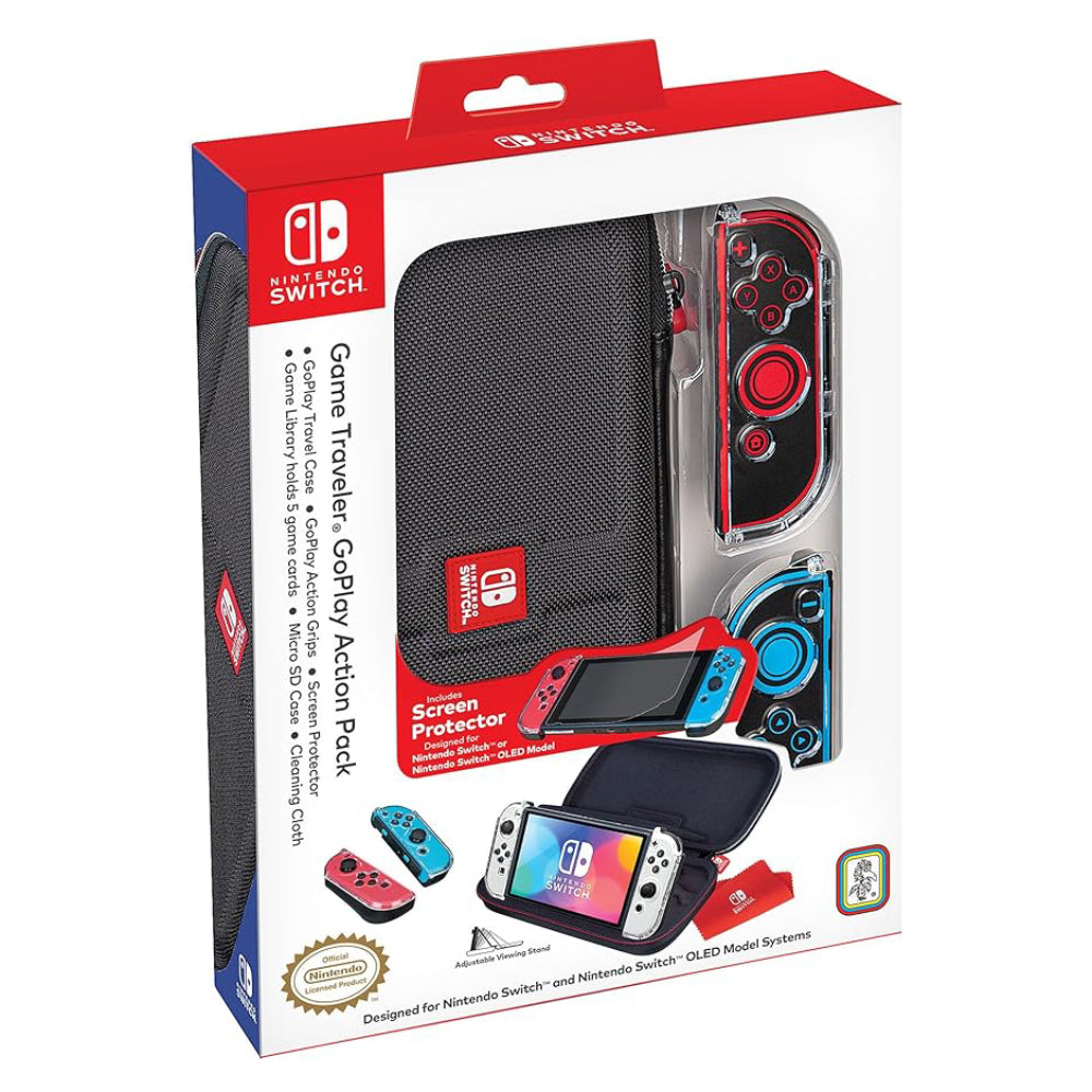 Paquete de acción GoPlay de Game Traveler de RDS Industries para Nintendo Switch (multicolor)