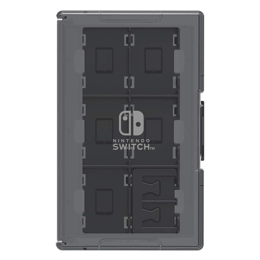 Estuche para 24 tarjetas de juego HORI para Nintendo Switch, color negro