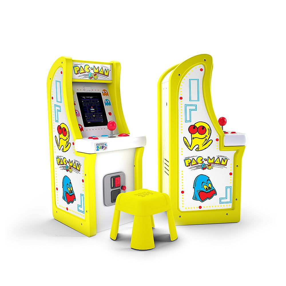 Arcade1Up Pac-Man Jr. Arcade Cabinet with Stool - Multicolor