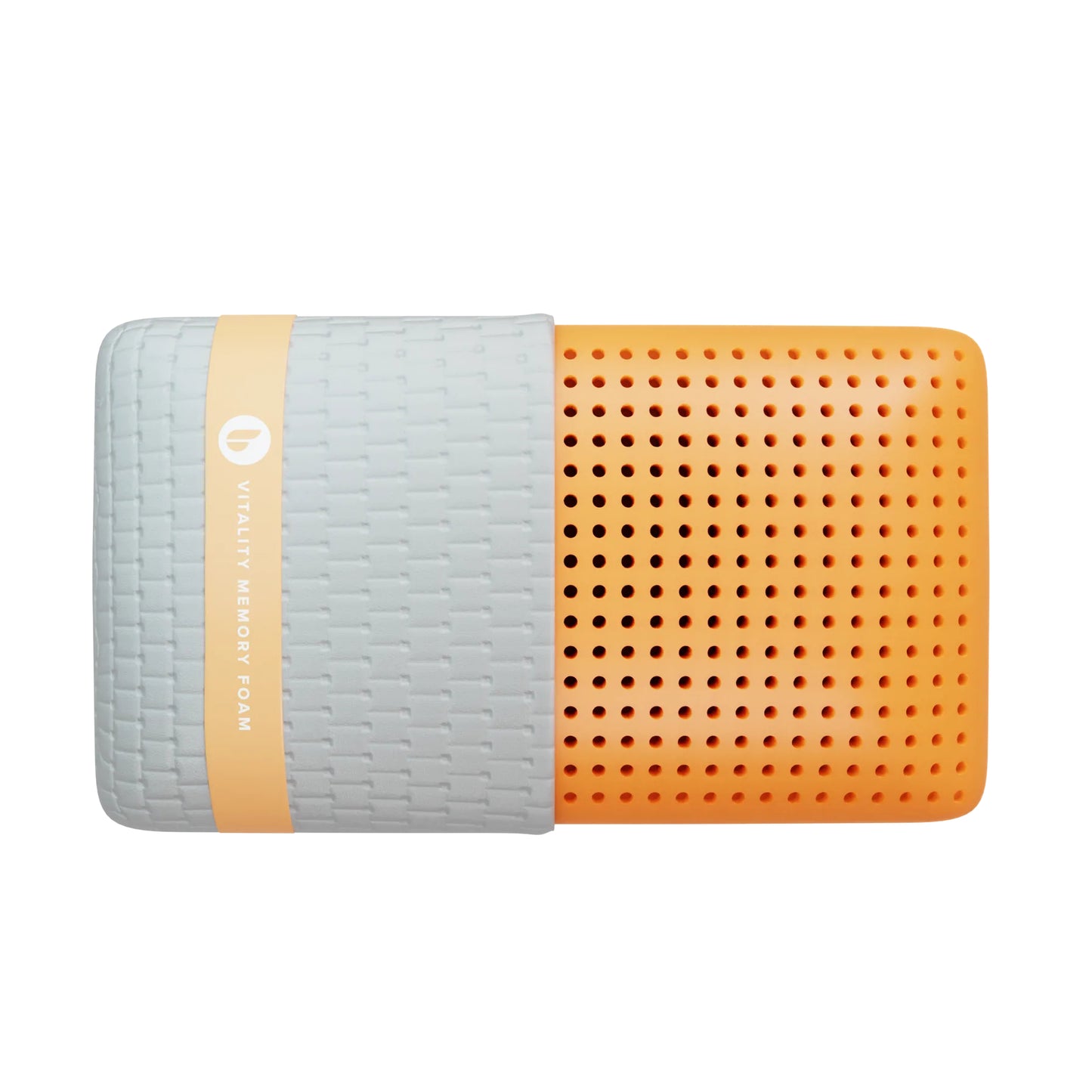 Almohada Blu Sleep Vitality High Profile Queen, color naranja