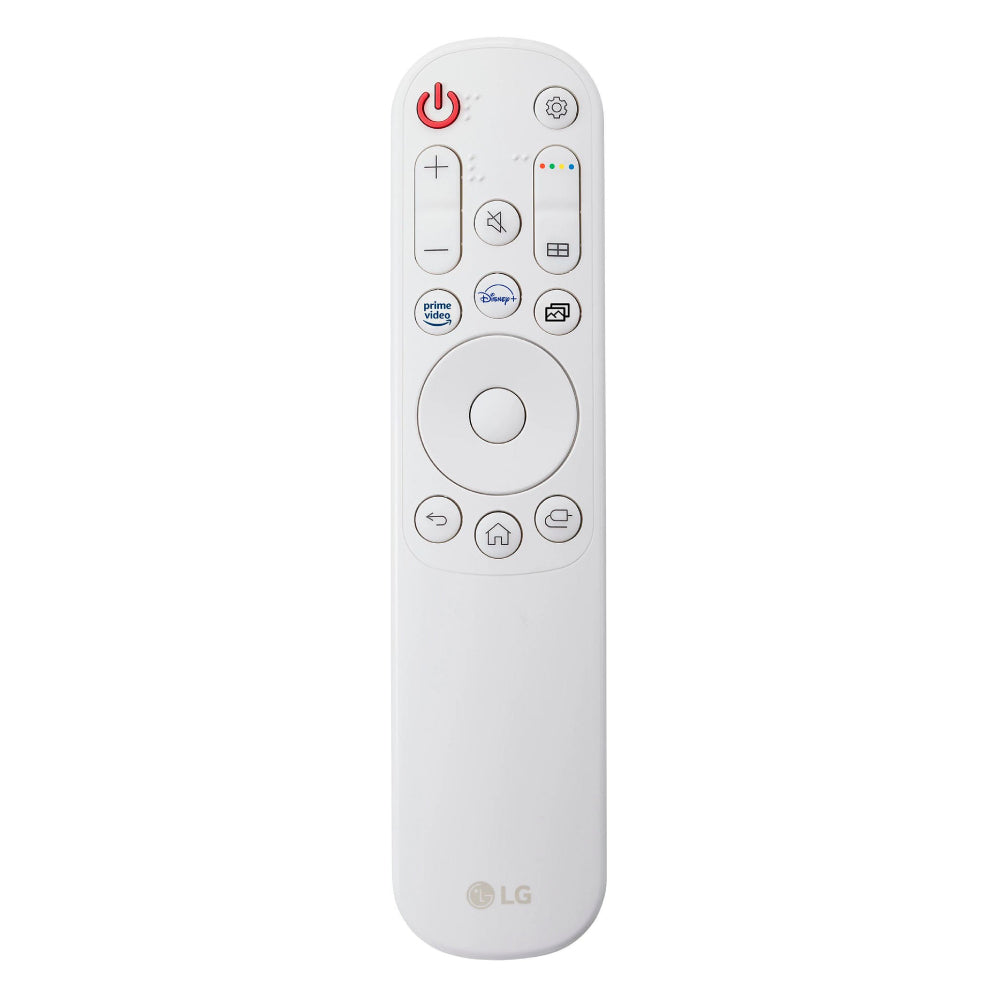 Proyector portátil inteligente inalámbrico LG CineBeam PF510Q FHD con control remoto simple - Blanco