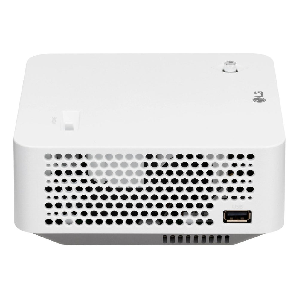 LG CineBeam PF510Q FHD Wireless Smart Portable Projector with Simple Remote - White