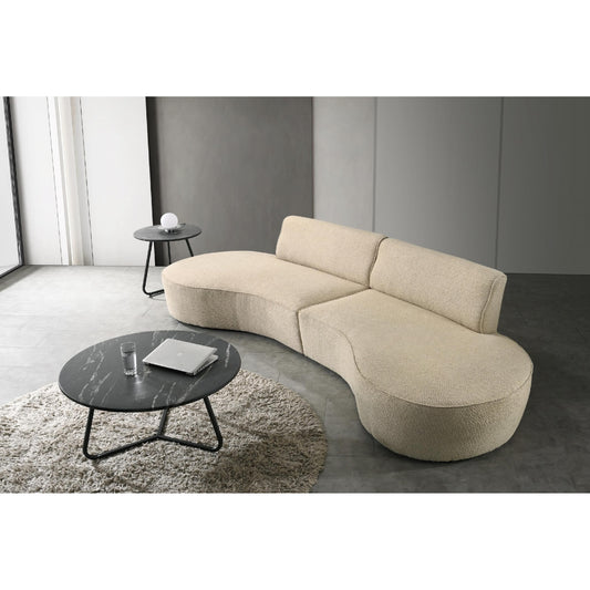 Sofá modular de dos piezas de Best Home, color beige + almohadas gratis