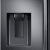 Samsung RF27T5501SG 26.5 cu. ft. French Door Refrigerator with Family Hub, External Water and Ice Dispenser - Black Stainless Steel - Curacao