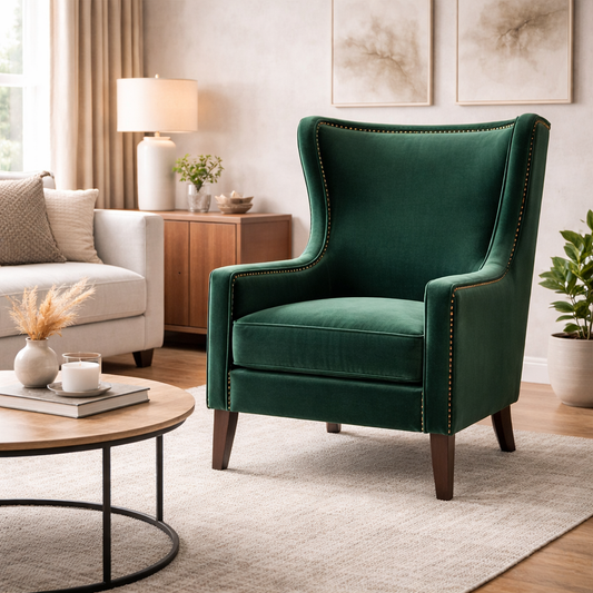 Rosco Velvet Accent Chair by Steve Silver Company