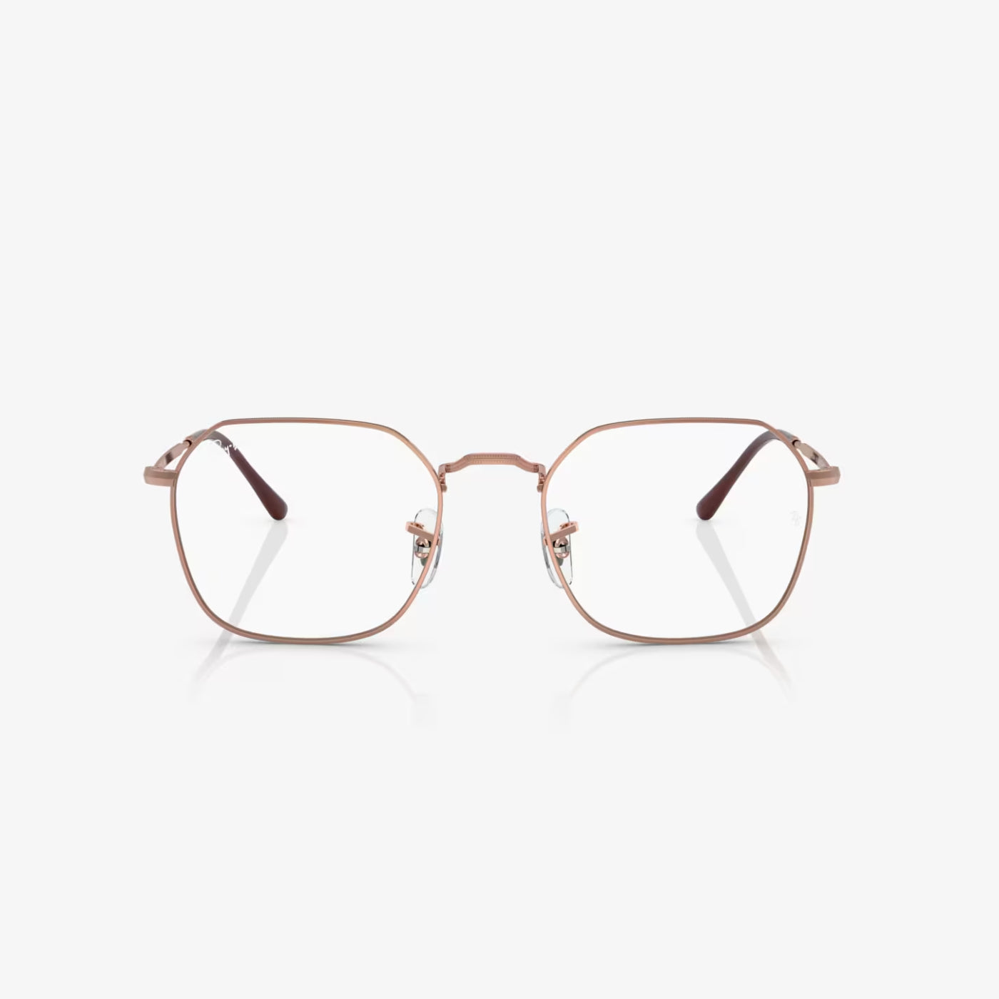 Ray-Ban Unisex Geometric Eyeglasses, Rose Gold