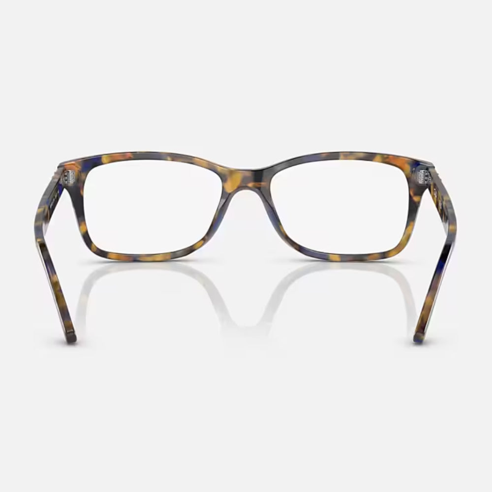 Ray-Ban Unisex Square Eyeglasses, Yellow/Blue Havana