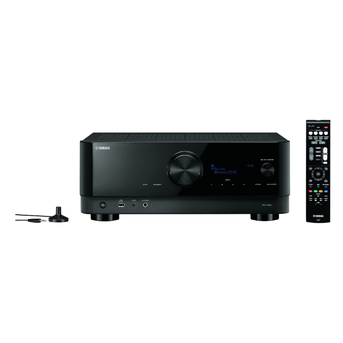 Yamaha RX-V6A 7.2-channel AV Receiver with 8K HDMI and MusicCast - Black