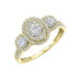 Shy Creation 0.46 ct. Round Diamond Engagement Ring in 14K Yellow Gold - Size 7 - Curacao