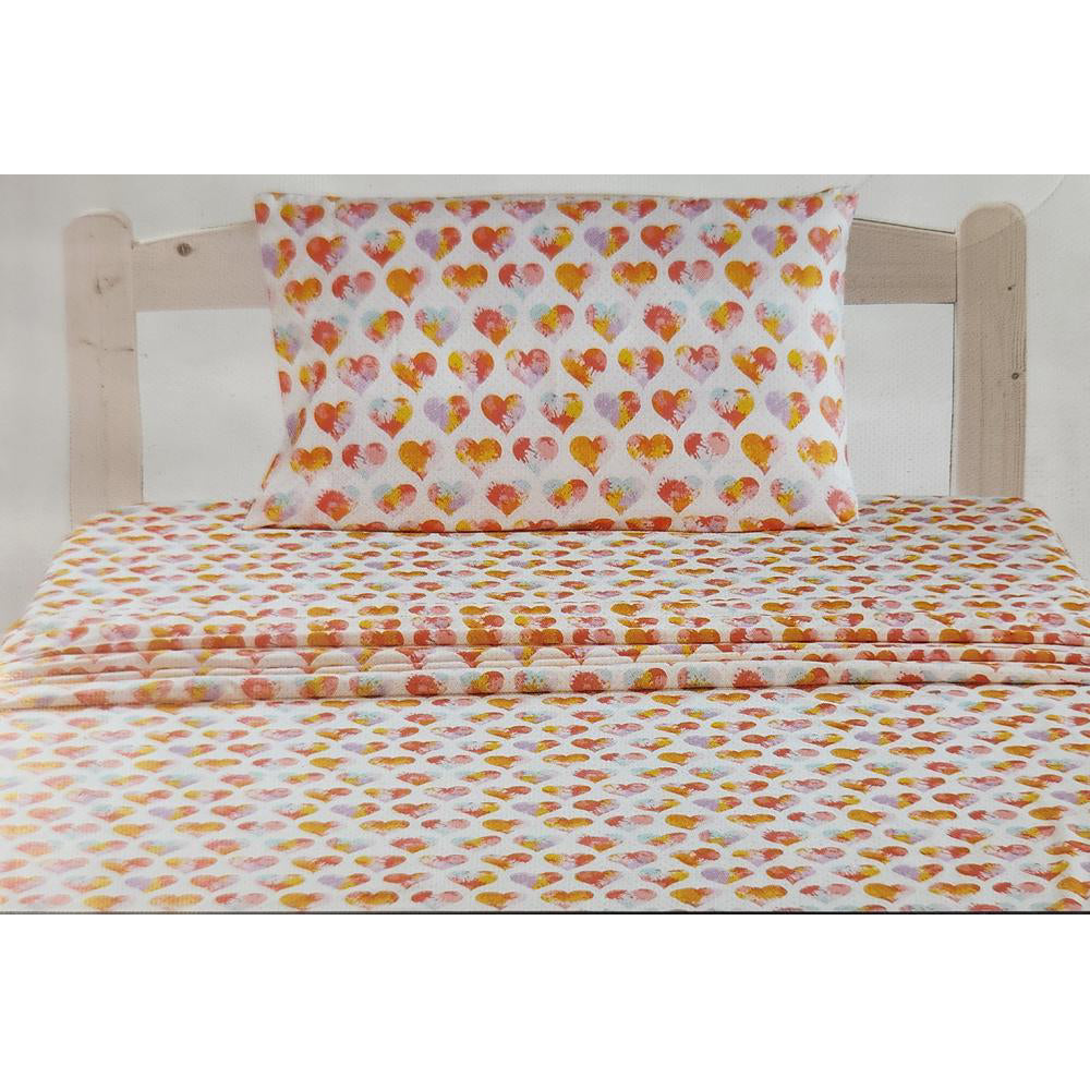Hogolovekido Hearts Sheet Set for Kids