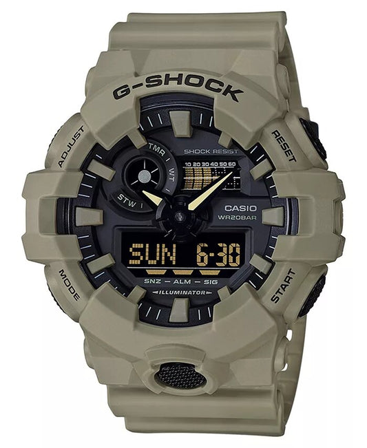 Reloj Casio G-Shock digital de cuarzo con correa de resina de 53 mm para hombre, esfera negra 