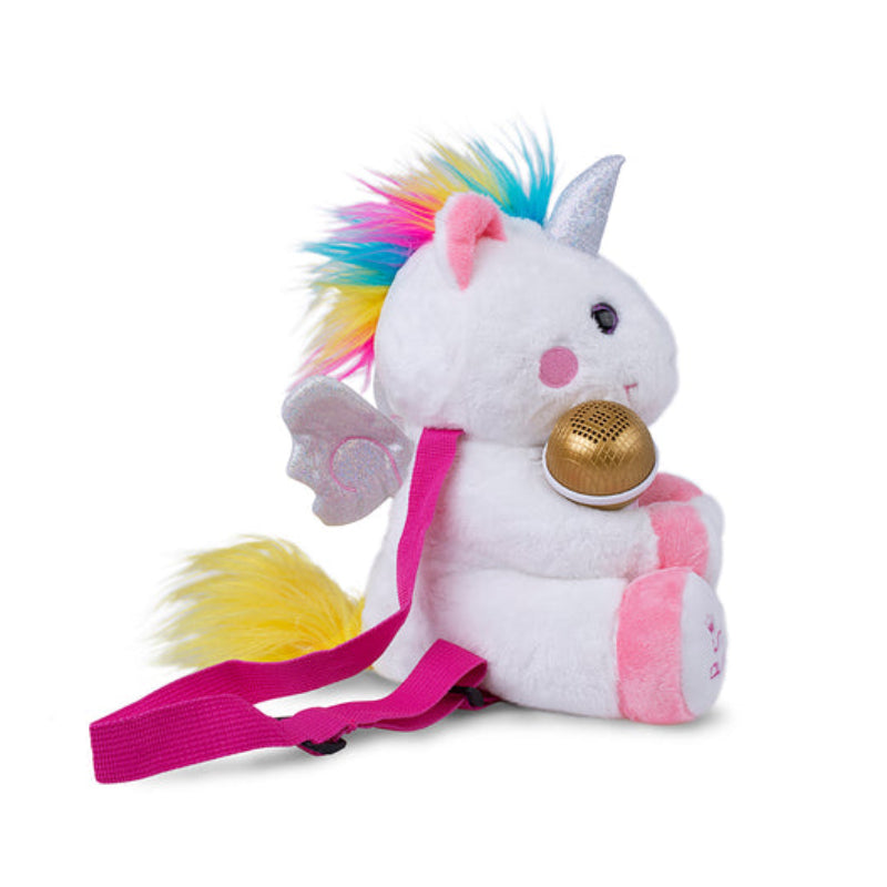 Mochila de peluche con karaoke y micrófono Sing-Along Crew de The Singing Machine - Uniqueen