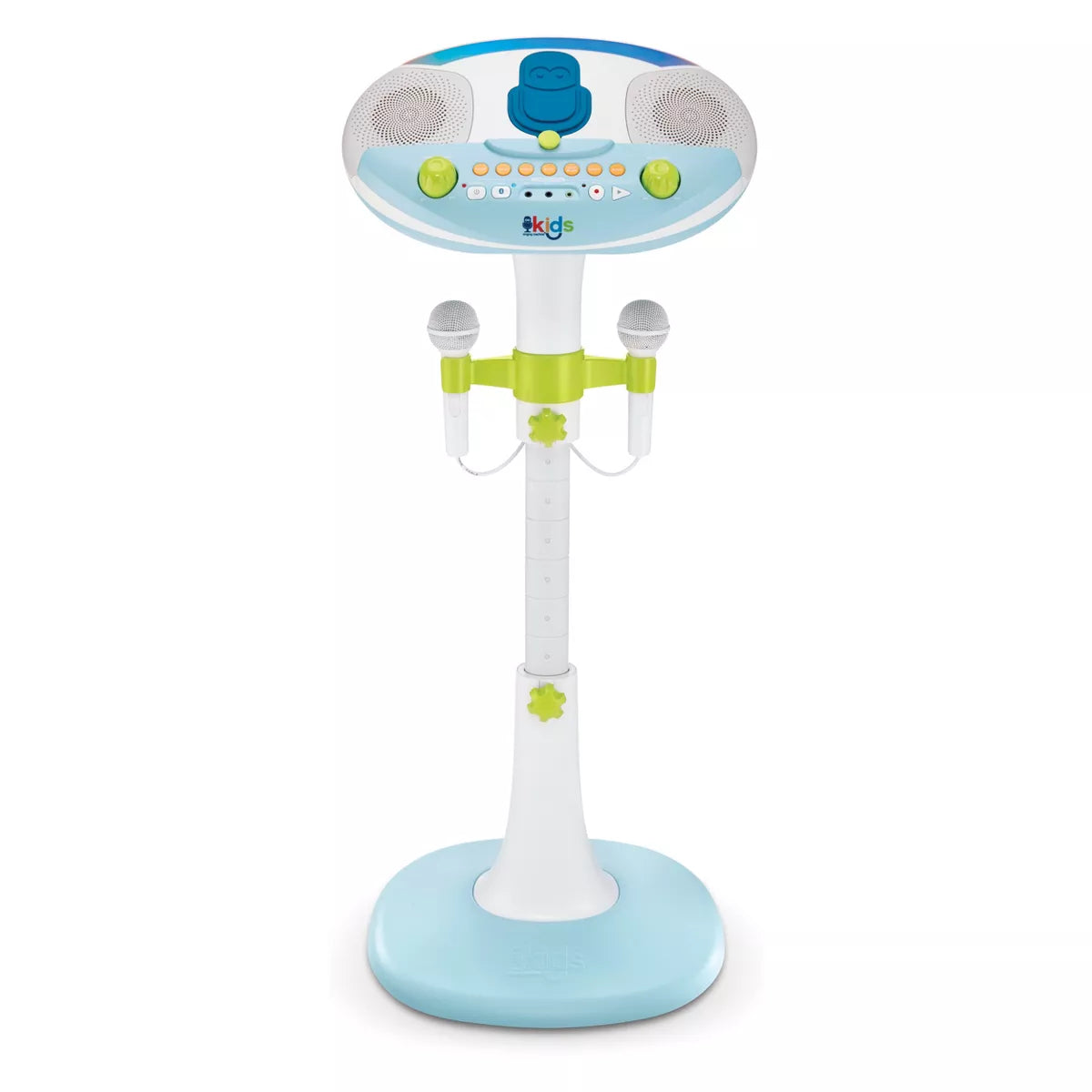 Singing Machine Kid's Karaoke Pedestal with Two Wired Microphones