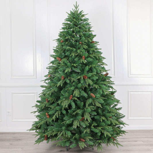 TOI 8 ft Mixed Tips Christmas Tree with Long Cones