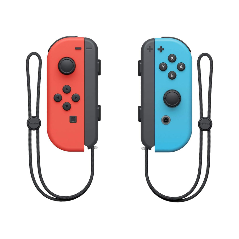 Mandos inalámbricos Nintendo Joy-Con L/R para Nintendo Switch: rojo neón/azul neón