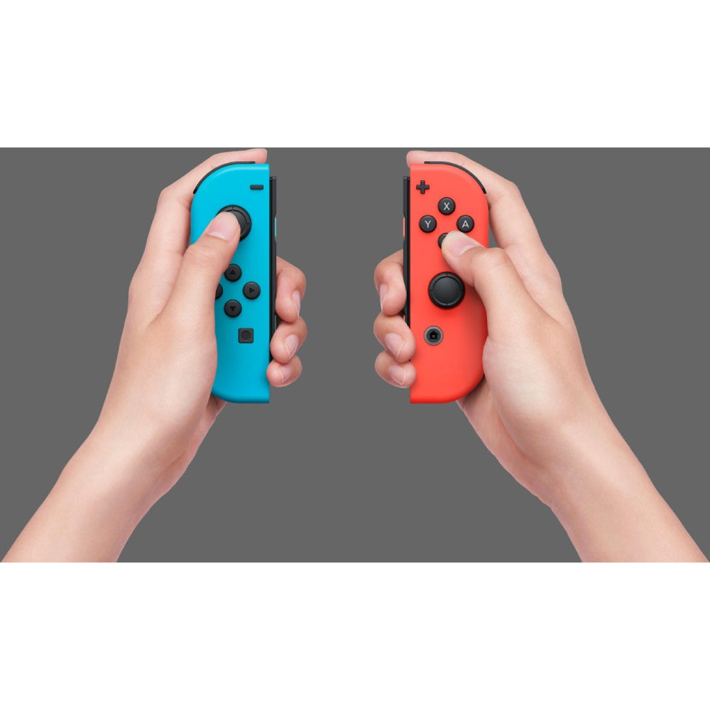 Mandos inalámbricos Nintendo Joy-Con L/R para Nintendo Switch: rojo neón/azul neón