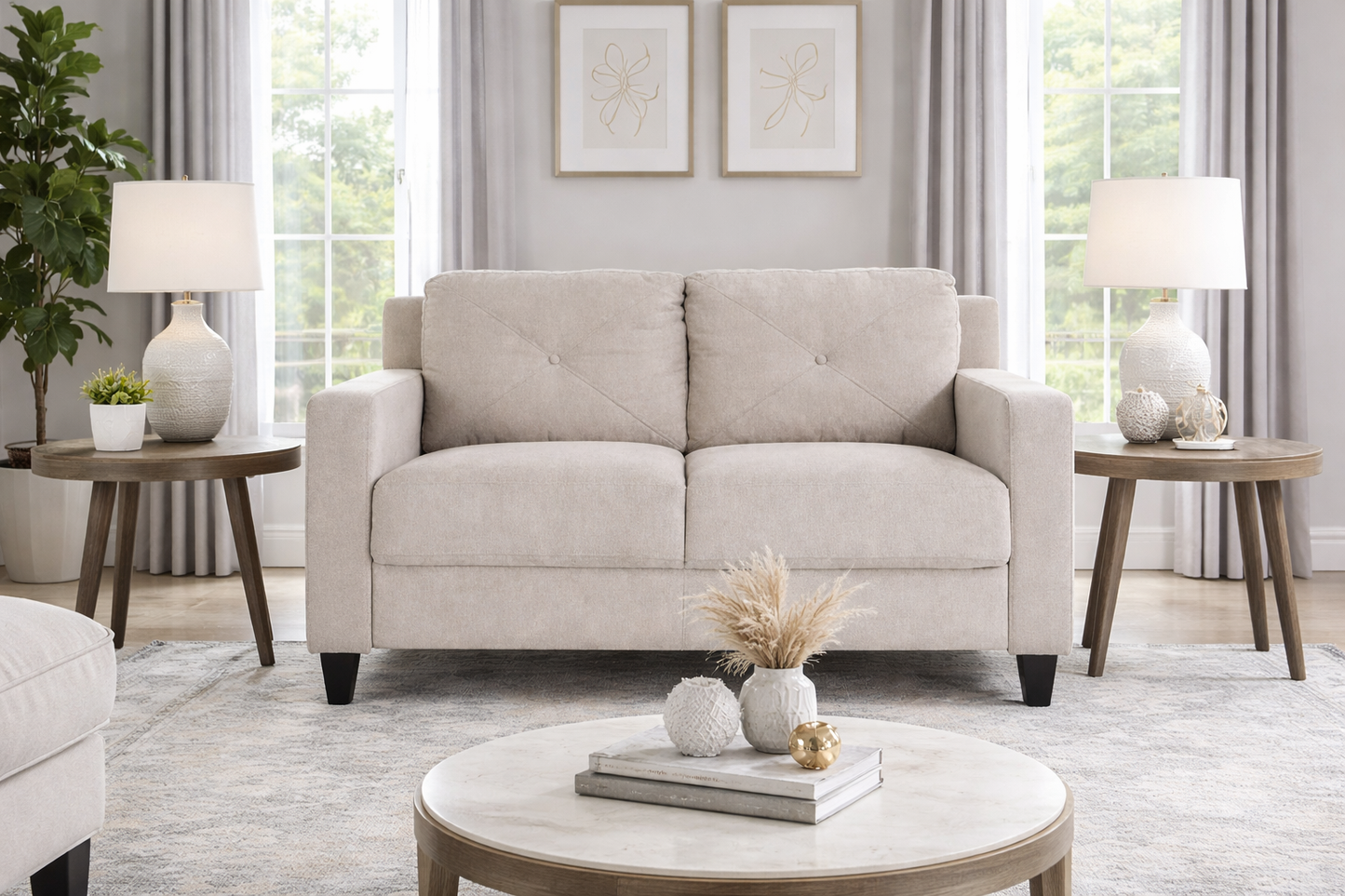 Stationary Loveset by Best Home - Taupe