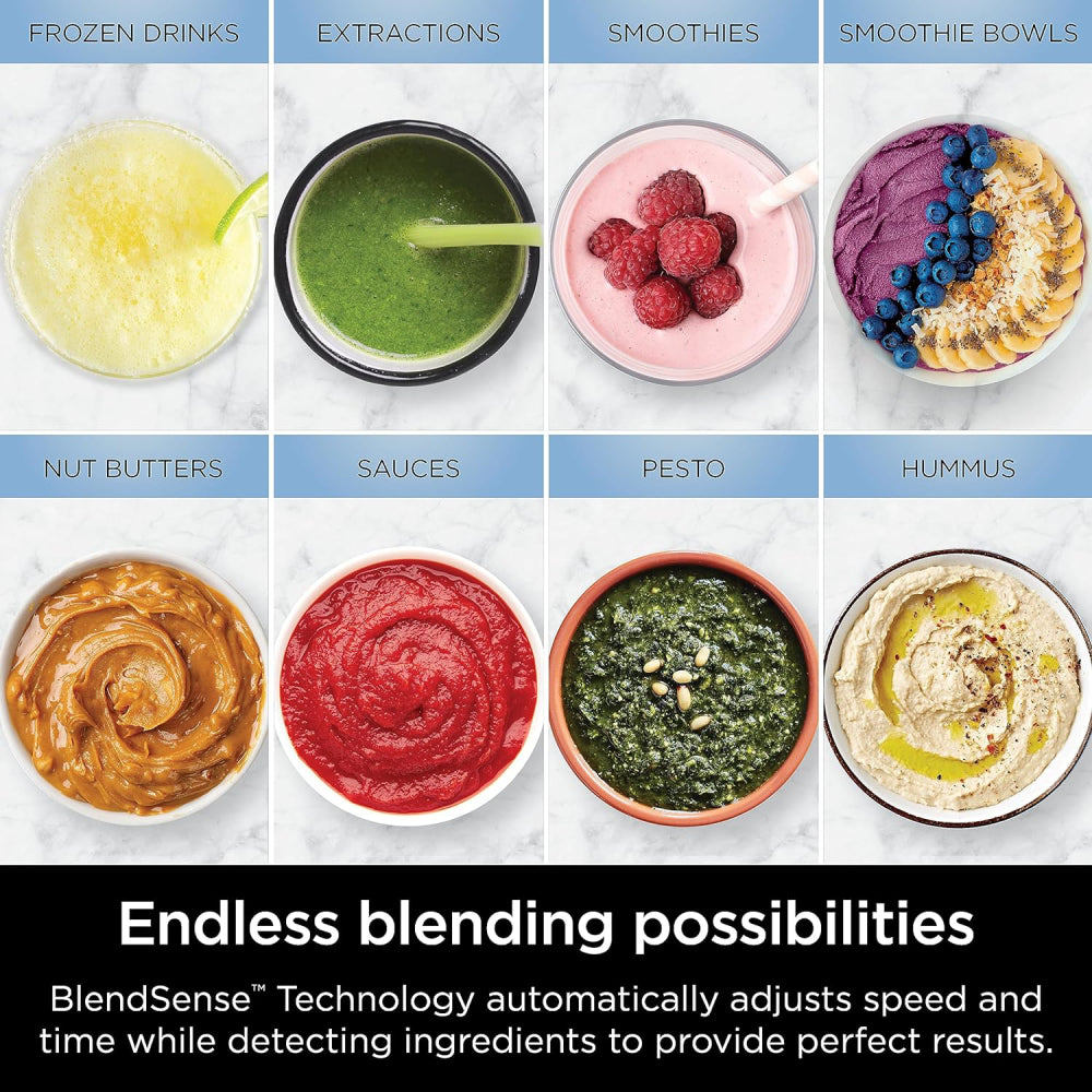 Ninja TB201 Detect Power Blender Pro with BlendSense Technology - Cloud Silver