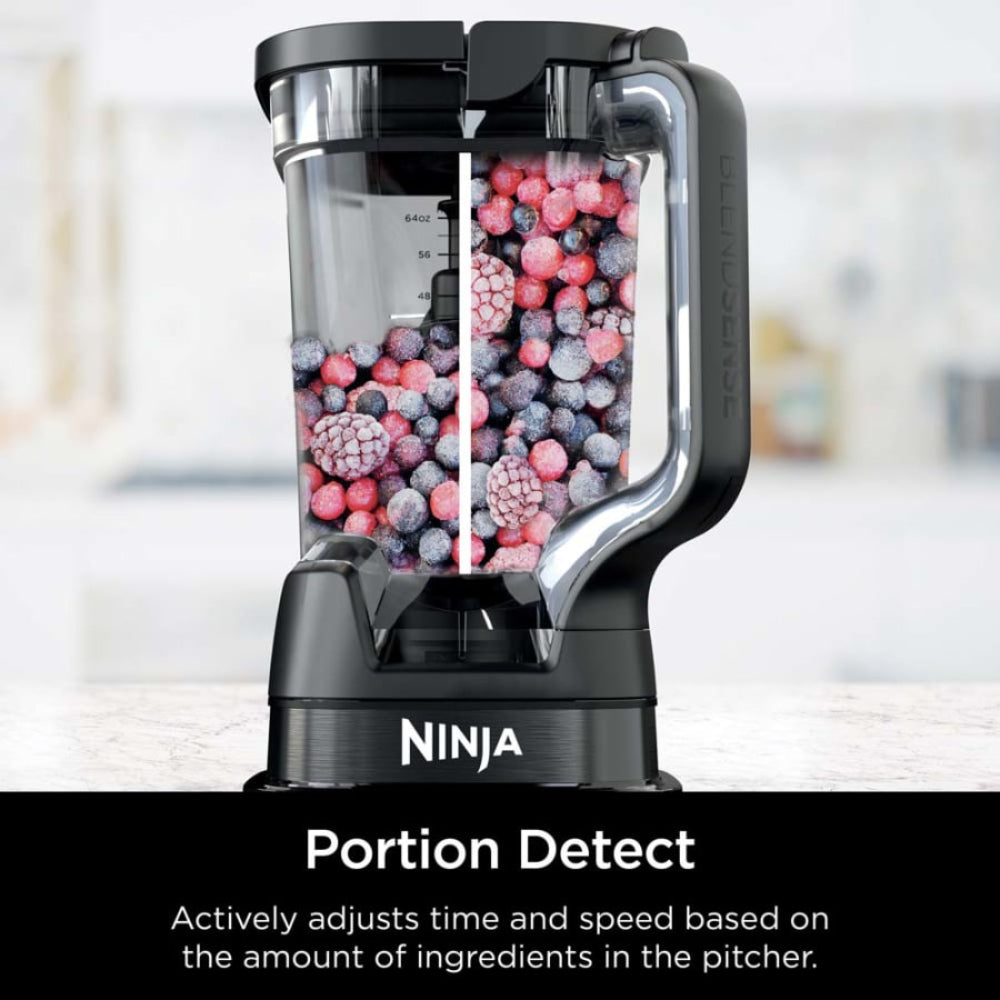 Ninja TB401 Detect Kitchen System Power Blender + Processor Pro with BlendSense Technology -  Black