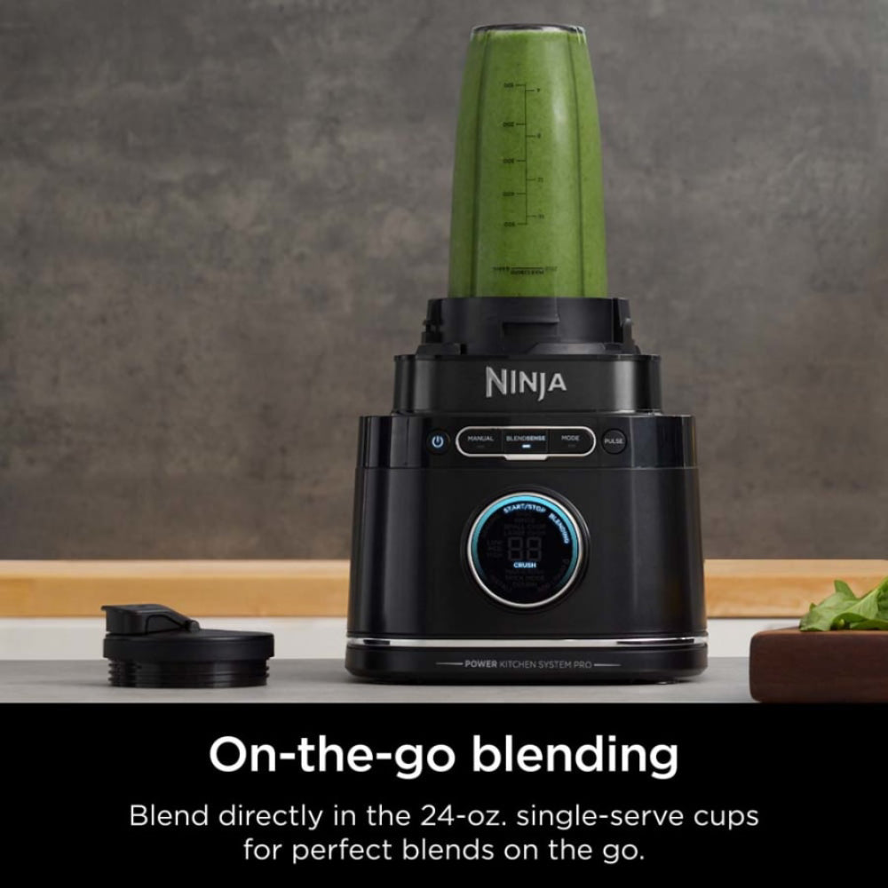 Ninja TB401 Detect Kitchen System Power Blender + Processor Pro with BlendSense Technology -  Black