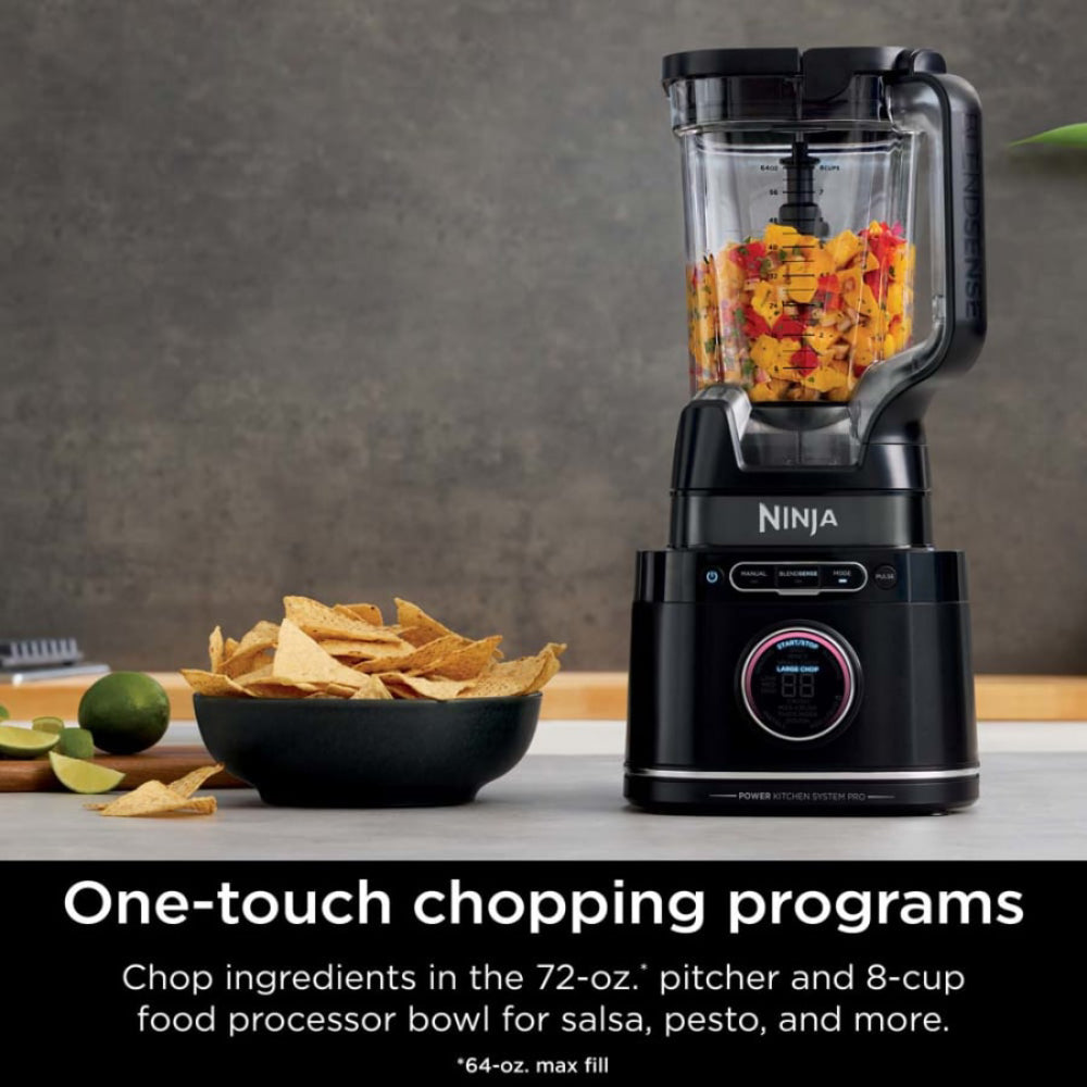 Ninja TB401 Detect Kitchen System Power Blender + Processor Pro with BlendSense Technology -  Black