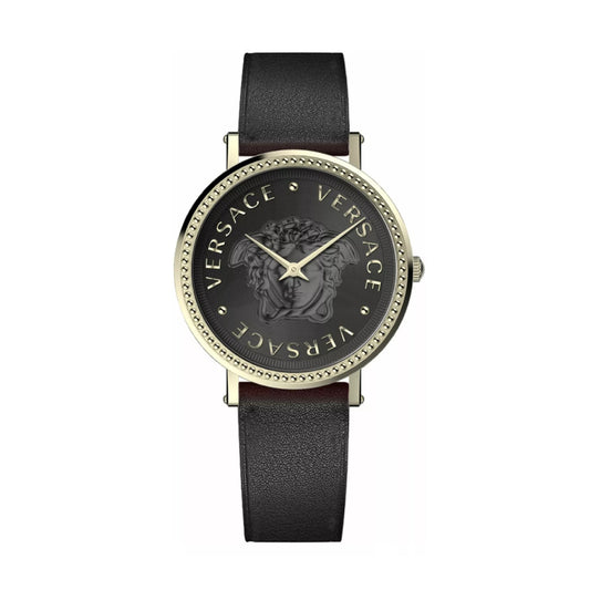 Versace V-Dollar Women's 37mm Swiss Strap Watch - Black