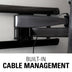 Sanus VLF728-B2 Full Motion TV Wall Mount for 42" to 90" Display - Black - Curacao