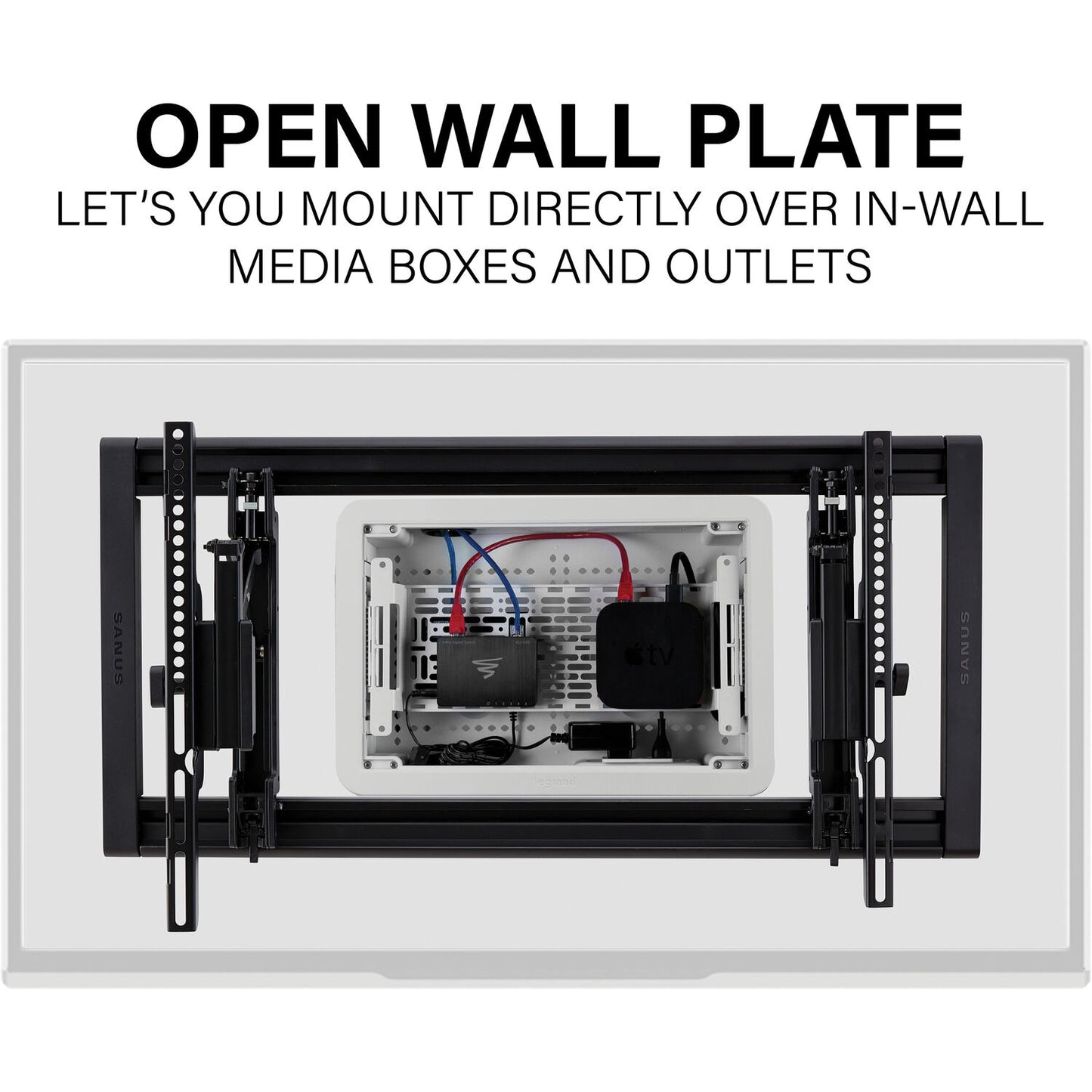 Soporte de pared para TV Sanus VLT7-B2 Advanced Tilt Premium de 42" a 90" - Negro