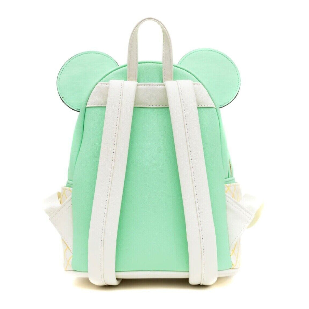 Loungefly Disney Minnie Mouse Mint Ice Cream Cone Mini Backpack