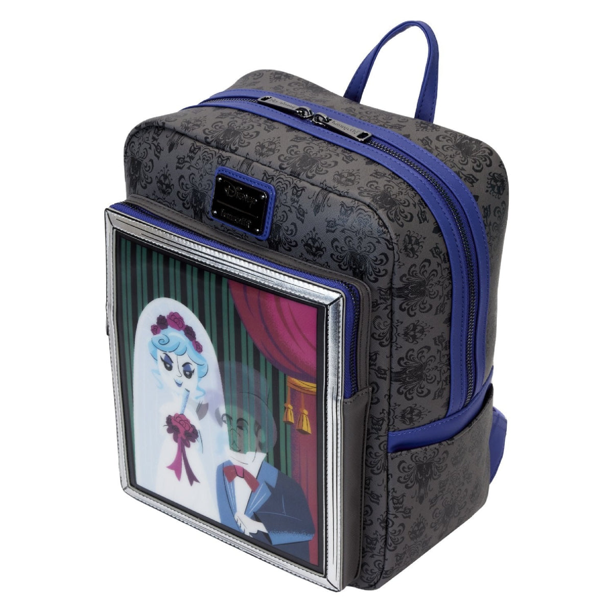 Loungefly Disney Haunted Mansion The Black Widow Bride Portrait Lenticular Mini Backpack